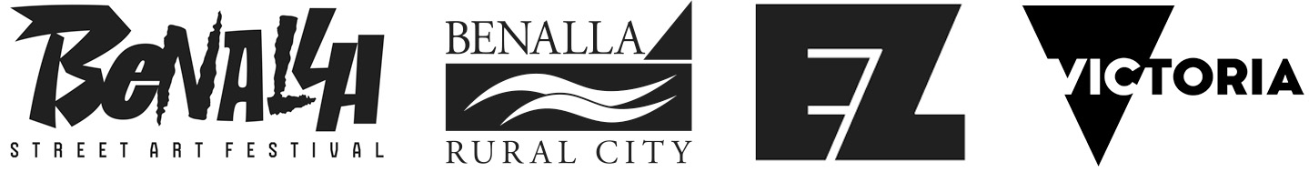 Benalla Street Art Festival logos